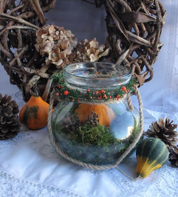 Windlicht Dekoglas Vase - GROSS BLUE COTTAGE