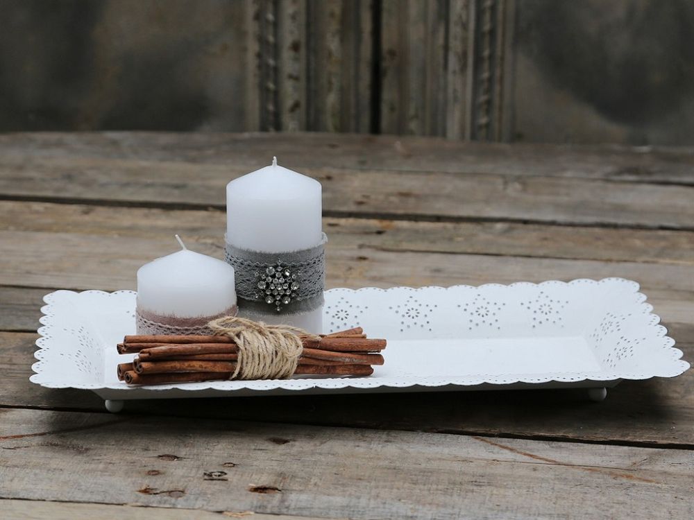 Dekoschale Advent BLUE COTTAGE k-66011-01 Dekoschale für Advent Weihnachtsdeko BLUE COTTAGE