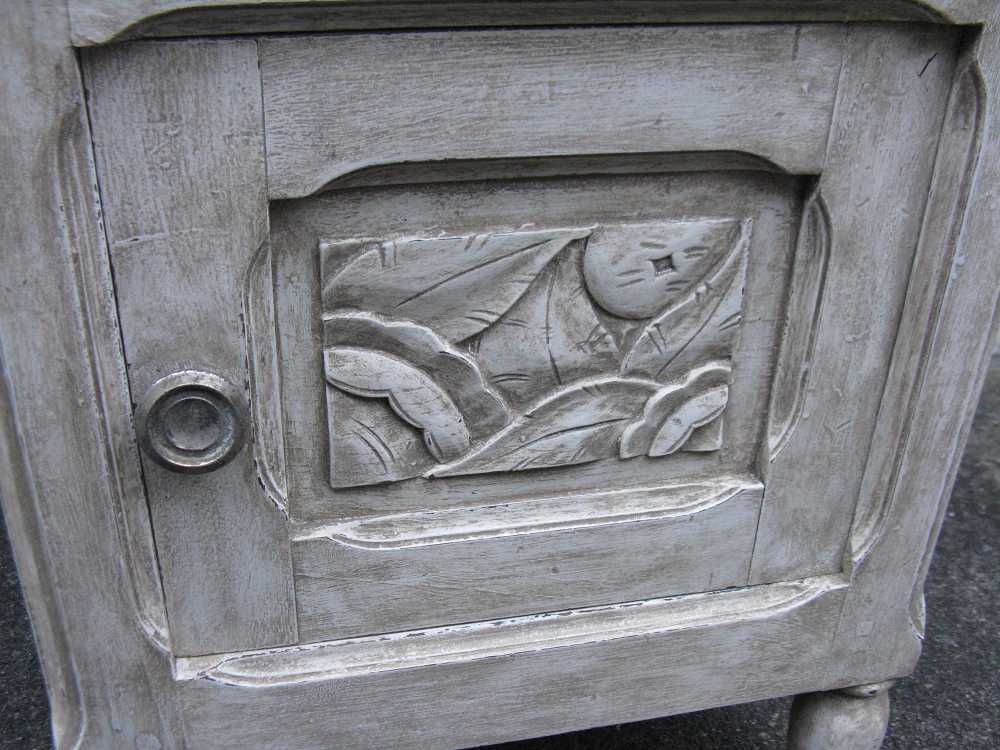 aNTIKES sCHRÄNKCHEN blue cottage k-IMG_0043