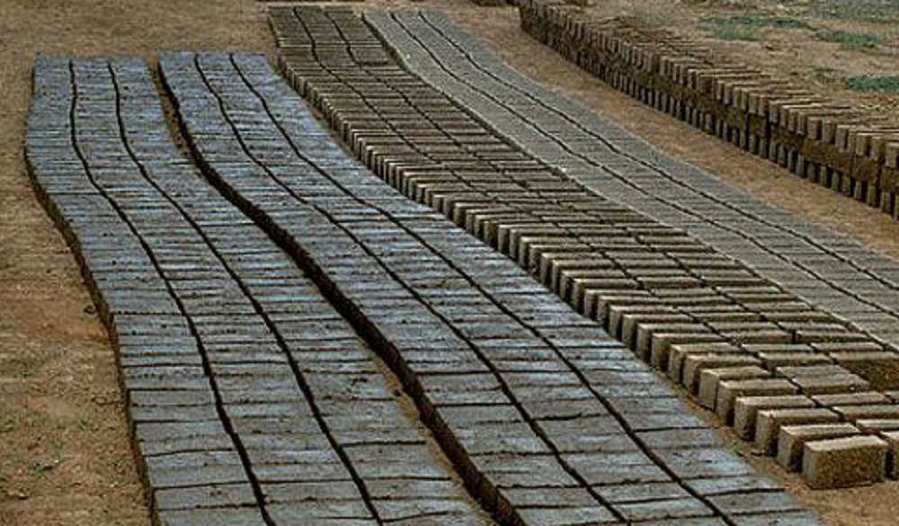 alte Ziegelform BLUE COTTAGE k-2 gesp A