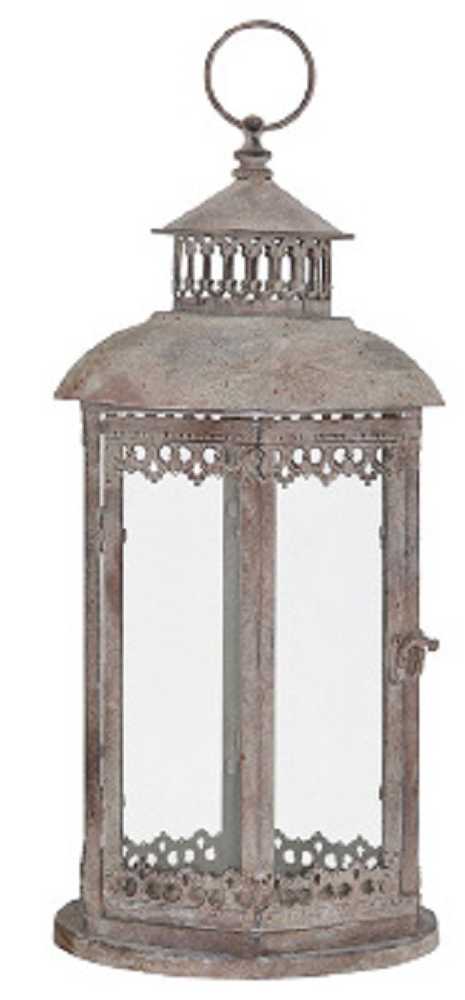 Schöne Laterne Metall/Glas GROSS BLUE COTTAGE shop