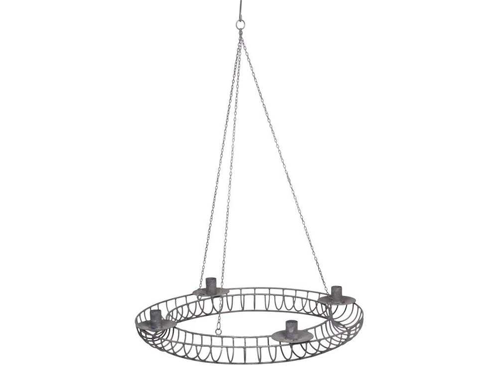 Hängekranz Metall BLUE COTTAGE - frei k großer Hängekranz fil de fer BLUE COTTAGE