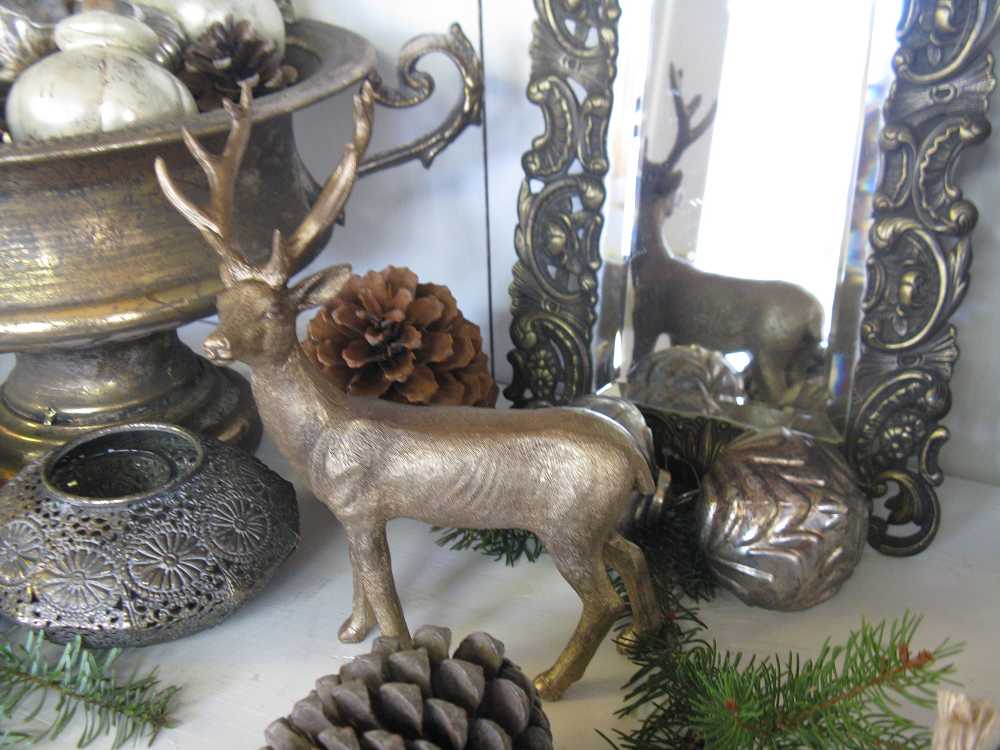 Deko-Hirsch antikmessing BLUE COTTAGE k-IMG_0560 Shabby Deko-Hirsch antikmessing BLUE COTTAGE