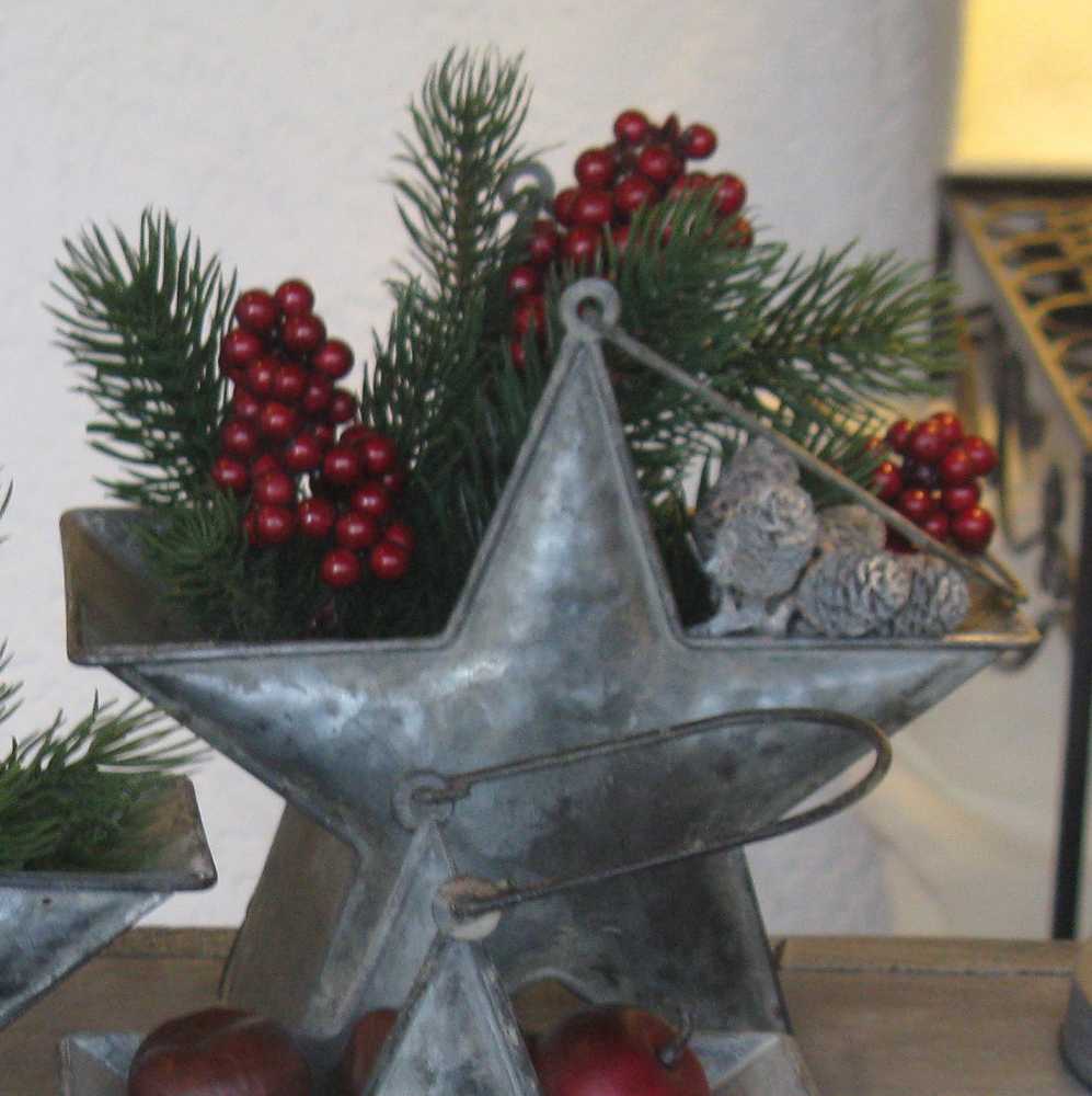 Sternenkorb groß BLUE COTTAGE k-IMG_0460-gr Sternenkorb aus Zink in Shabby Chic GROSS - BLUE COTTAGE