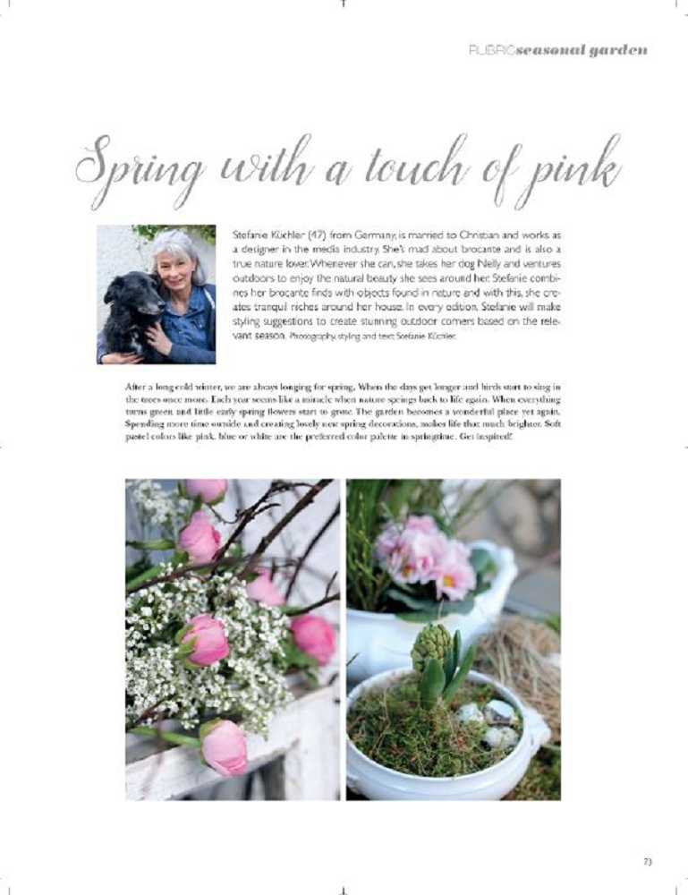 k-loving-brocante-Steffie BLUE COTTAGE Magazin LOVING BROCANTE Ausgabe 1/2019 BLUE COTTAGE