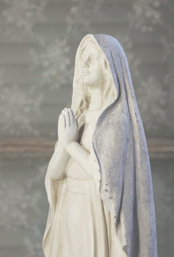 Madonna Maria-Figur, grauer Umhang BLUE COTTAGE
