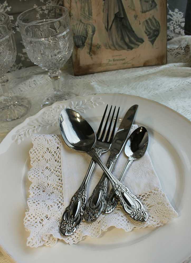 verziertes Besteck Romance BLUE COTTAGE k-IMG_0894 elegantes Besteck ROMANCE - BLUE COTTAGE