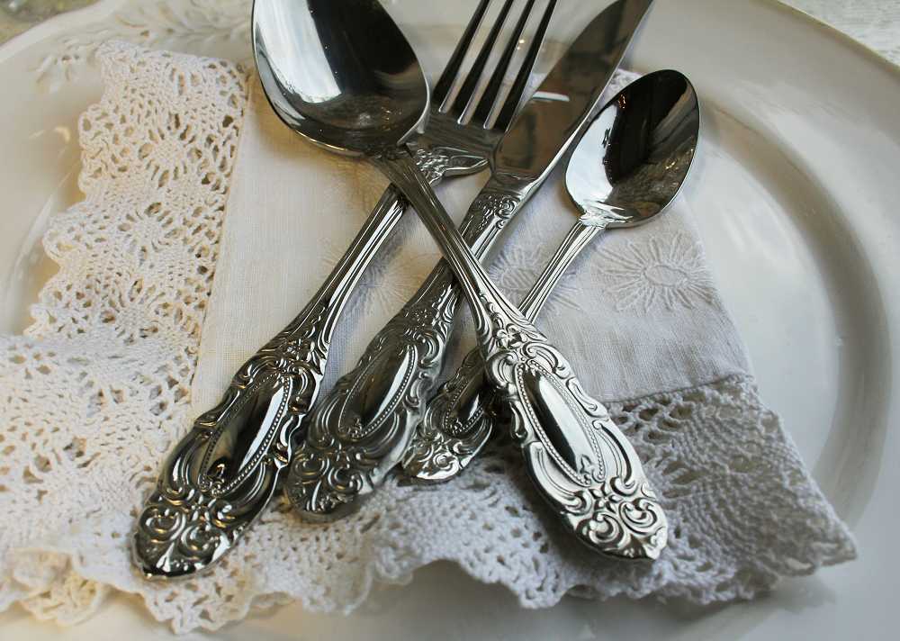 verziertes Besteck Romance BLUE COTTAGE k-IMG_0895 elegantes Besteck ROMANCE - BLUE COTTAGE