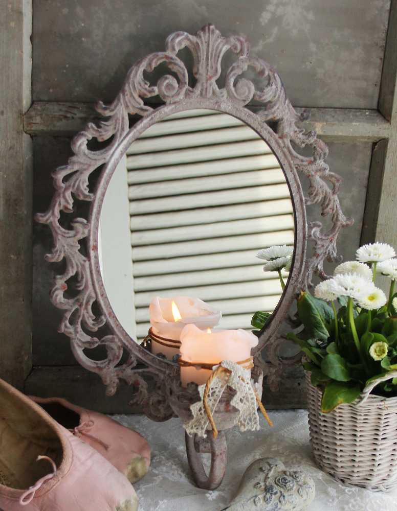 Spiegel Kerzenhalter BLUE COTTAGE k-IMG_1255-A