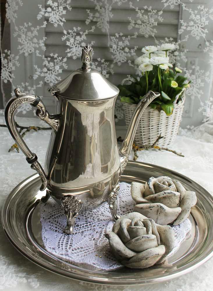Kaffeekanne silber BLUE COTTAGE k-IMG_1227 schöne Kaffeekanne versilbert BLUE COTTAGE