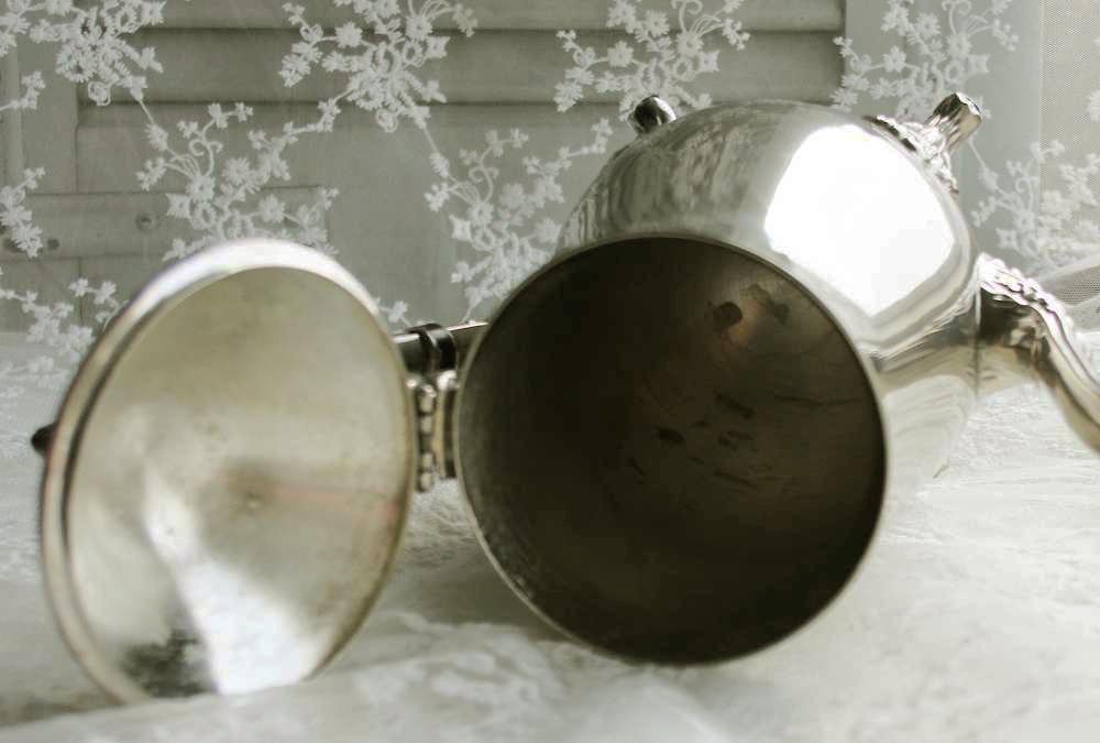 Kaffeekanne silber BLUE COTTAGE k-IMG_1231 schöne Kaffeekanne versilbert BLUE COTTAGE