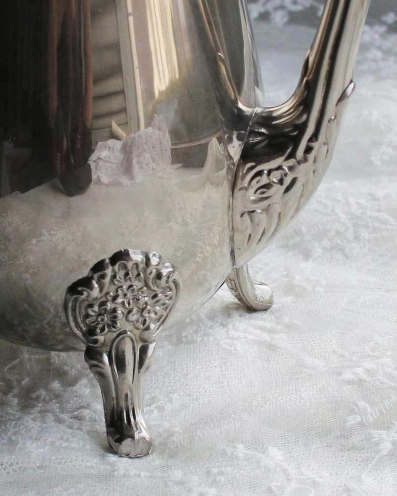 Kaffeekanne silber BLUE COTTAGE k-IMG_1232-A schöne Kaffeekanne versilbert BLUE COTTAGE