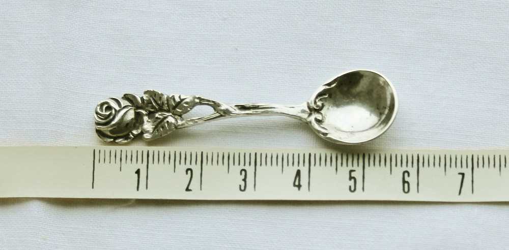 Salzlöffel Silber BLUE COTTAGE k-IMG_0789 Salzlöffel 800 Silber der Firma AMD - BLUE COTTAGE