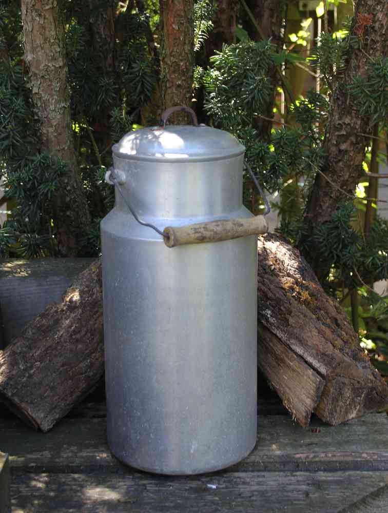 alte Milchkanne Aluminum BLUE COTTAGE k-IMG_1862 original alte deutsche Milchkanne BLUE COTTAGE