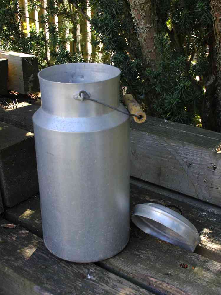 alte Milchkanne Aluminum BLUE COTTAGE k-IMG_1866 original alte deutsche Milchkanne BLUE COTTAGE