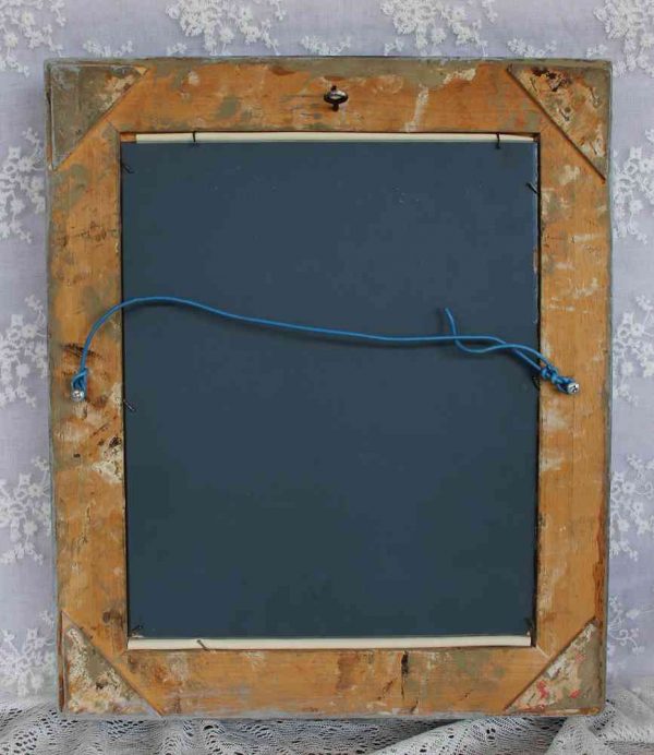 antiker Spiegel mit verziertem Rahmen BLUE COTTAGE
