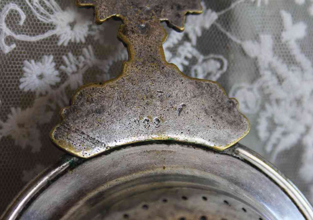 altes Teesieb BLUE COTTAGE k-IMG_2464 antikes Teesieb Frankreich BLUE COTTAGE