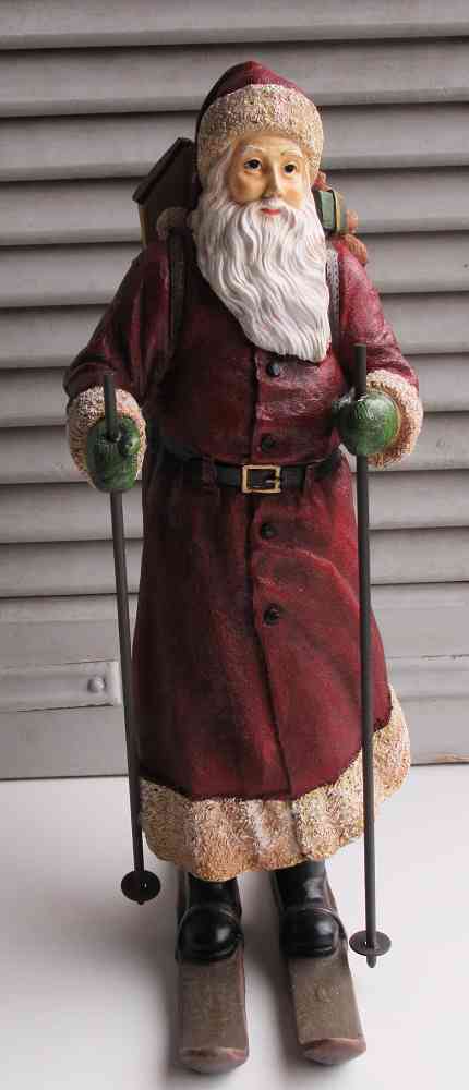 Nikolaus auf Ski BLUE COTTAGE k-IMG_3091 großer nostalgischer Nikolaus auf Ski BLUE COTTAGE