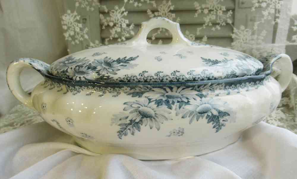 antike ovale Terrine m. Deckel 'WALLERFANGEN' Villeroy & Boch