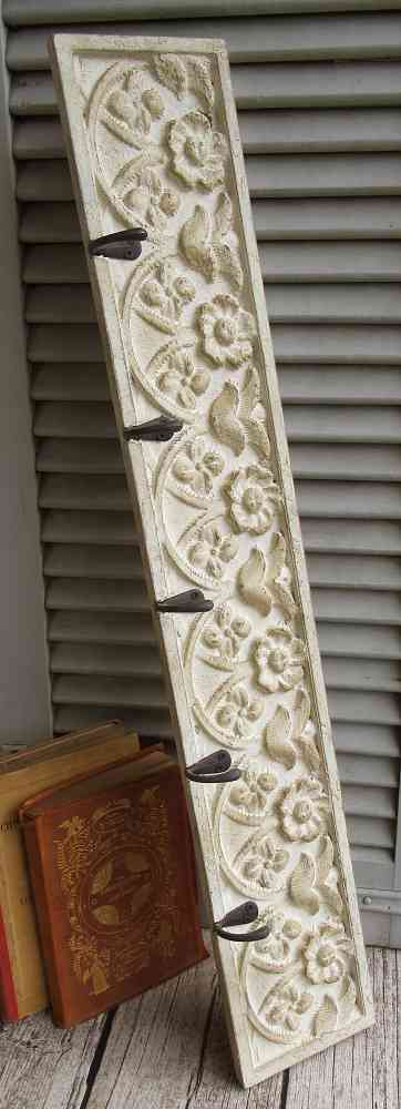 Garderobe mit 5 Haken BLUE COTTAGE k-IMG_4156 Hakenleiste Garderobe 5 Haken BLUE COTTAGE