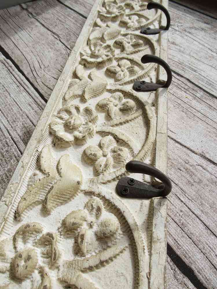 Garderobe mit 5 Haken BLUE COTTAGE k-IMG_4161 Hakenleiste Garderobe 5 Haken BLUE COTTAGE