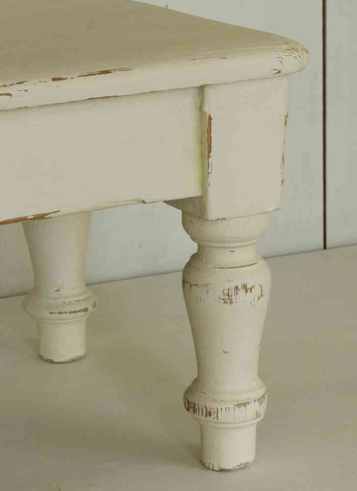 alter Fußschemel creme shabby BLUE COTTAGE k-IMG_4933 alter süßer Schemel Fußschemel shabby chic BLUE COTTAGE