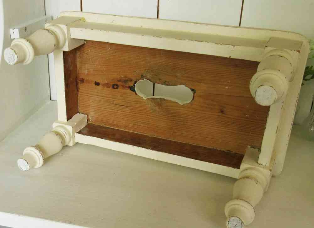 alter Fußschemel creme shabby BLUE COTTAGE k-IMG_4958 alter süßer Schemel Fußschemel shabby chic BLUE COTTAGE