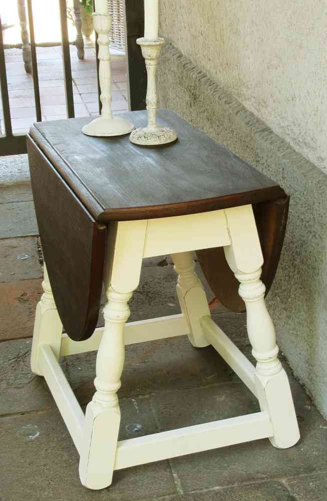 alter Beistelltisch zum Aufklappen BLUE COTTAGE k-IMG_5062 flexibler Beistelltisch mit Platte zum Klappen BLUE COTTAGE