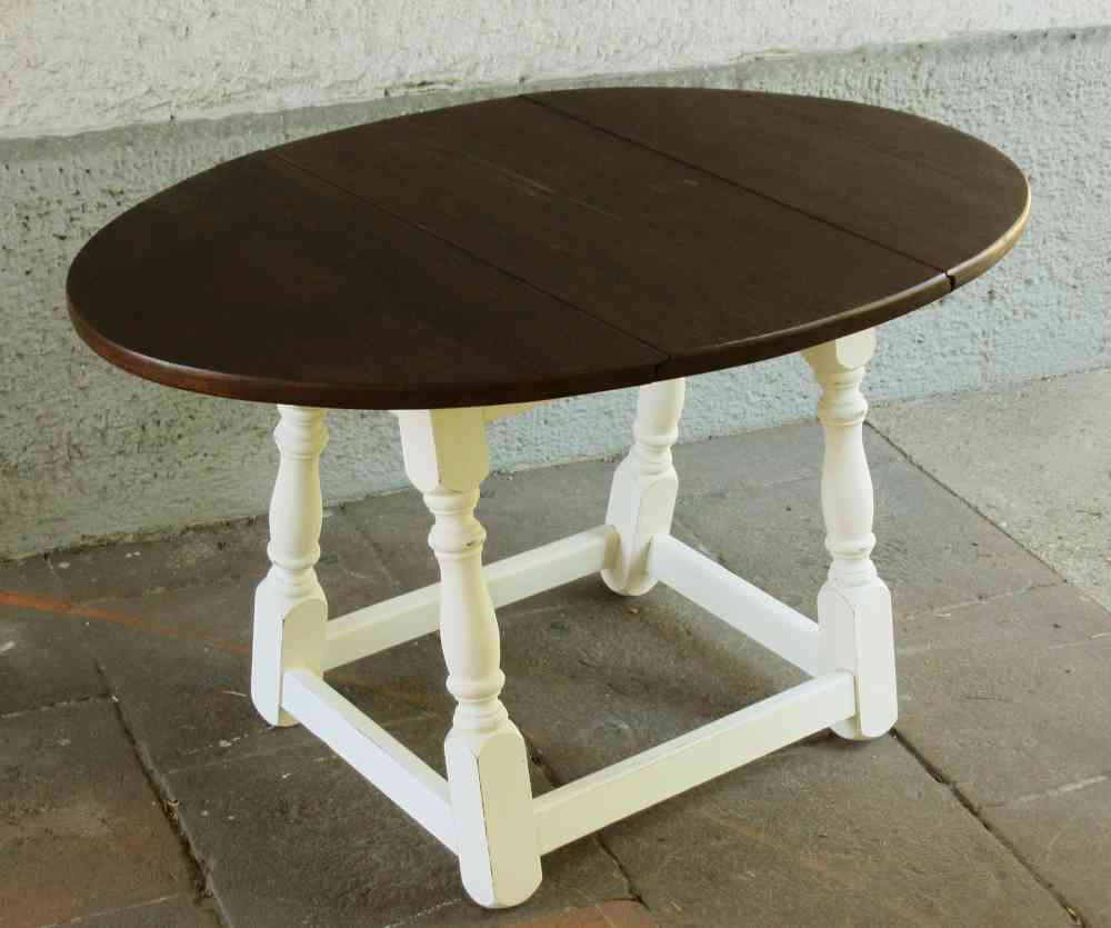 alter Beistelltisch zum Aufklappen BLUE COTTAGE k-IMG_5064