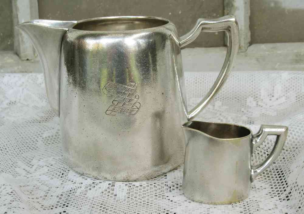 Kaffee Portionskännchen BLUE COTTAGE k-IMG_5120 SET Kaffee Portionskännchen und Milchkännchen Hotelsilber BLUE COTTAGE