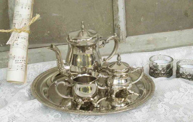 Mokkaset Kaffeeset antik versilbert - BLUE COTTAGE shop