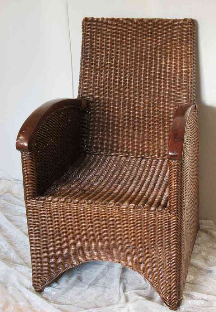 Rattansessel dunkel Holz k-IMG_5217 eleganter Rattansessel Armlehnen Holz BLUE COTTAGE