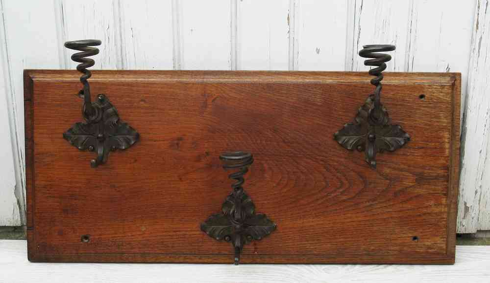 antike Garderobe Massivholz Schmiedeeisen BLUE COTTTAGE k-IMG_2249 antike Garderobe Frankreich BLUE COTTAGE