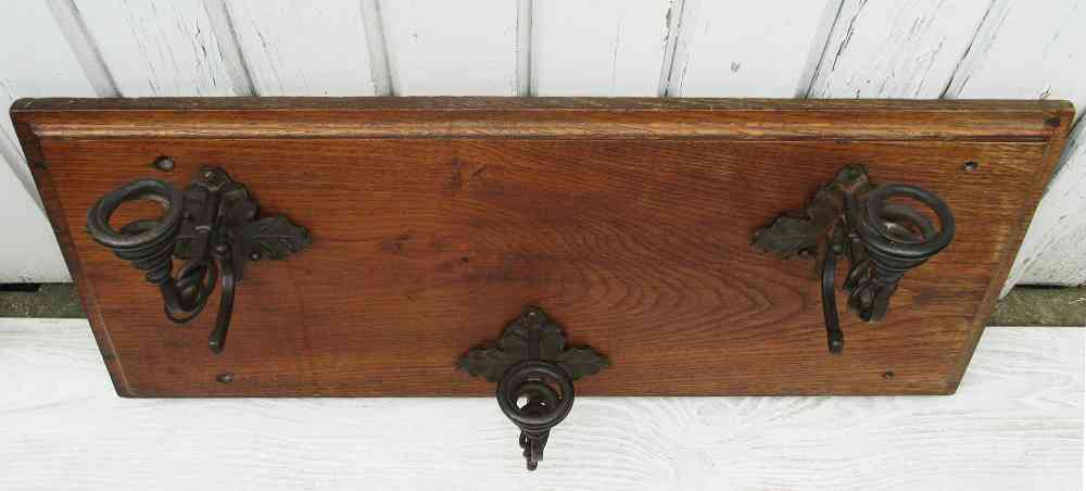 antike Garderobe Massivholz Schmiedeeisen BLUE COTTTAGE k-IMG_2254 antike Garderobe Frankreich BLUE COTTAGE