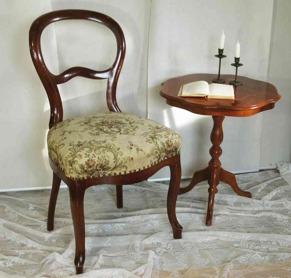 alter Polsterstuhl Stil Louis Philippe BLUE COTTAGE k-IMG_5920 alter Stuhl Polsterstuhl Louis Philippe Stil Frankreich BLUE COTTAGE