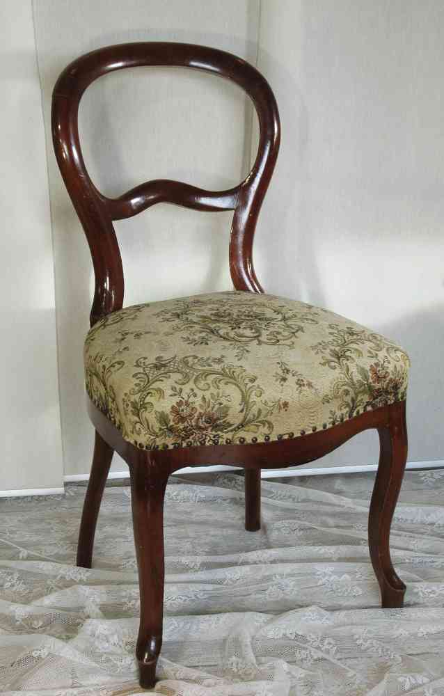 alter Polsterstuhl Stil Louis Philippe BLUE COTTAGE k-IMG_5923 alter Stuhl Polsterstuhl Louis Philippe Stil Frankreich BLUE COTTAGE