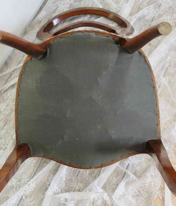 alter Stuhl Polsterstuhl Louis Philippe Stil Frankreich BLUE COTTAGE