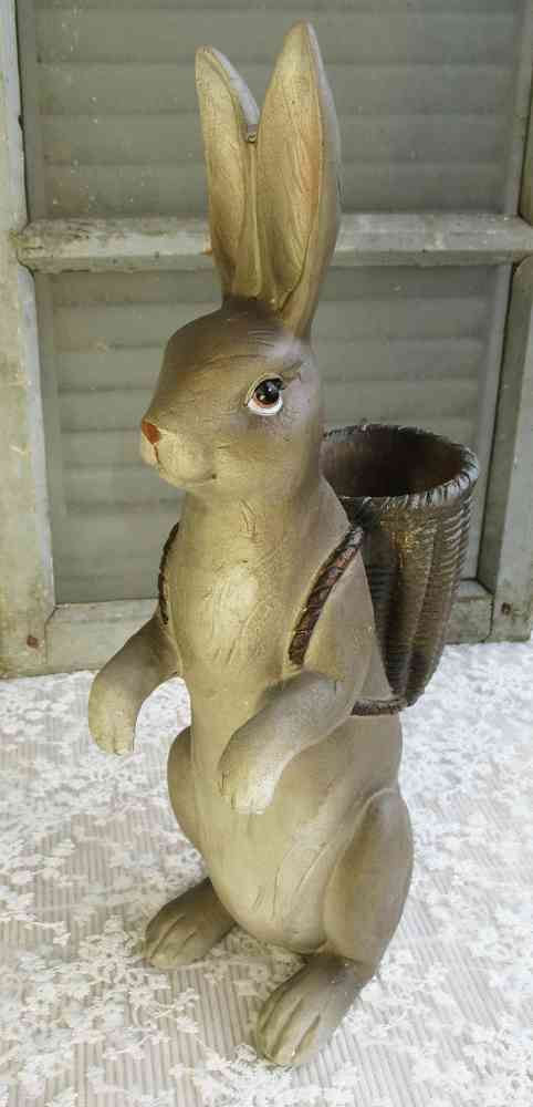großer Osterhase mit Korb BLUE COTTAGE k-IMG_6039 großer nostalgischer Osterhase mit Korb BLUE COTTAGE