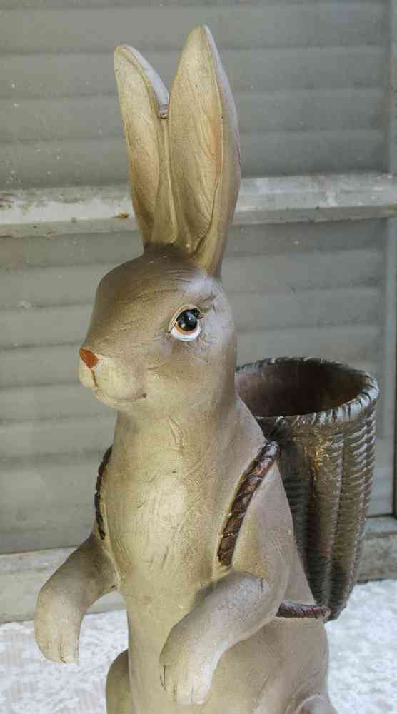 großer Osterhase mit Korb BLUE COTTAGE k-IMG_6040 großer nostalgischer Osterhase mit Korb BLUE COTTAGE