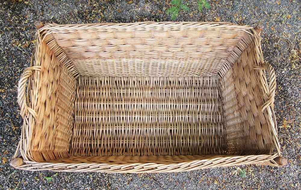 Natürlicher Weidenkorb, Handgeflochten – Rustikale Aufbewahrungsbox 38x28x20 Cm Für Regal, Bad & Kinderzimmer