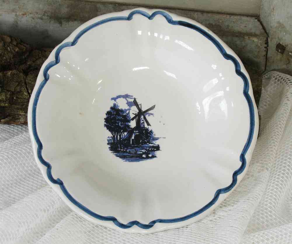 altes Waschset Delft BLUE COTTAGE k-IMG_8232 großer alter Waschkrug mit Schale Waschset BLUE COTTAGE