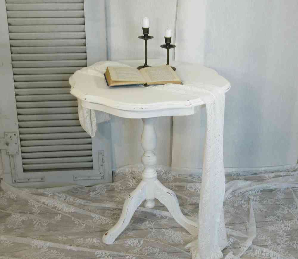 Beistelltisch shabby geschwungene Tischplatte k-IMG_8351 Beistelltisch shabby chic weiß BLUE COTTAGE