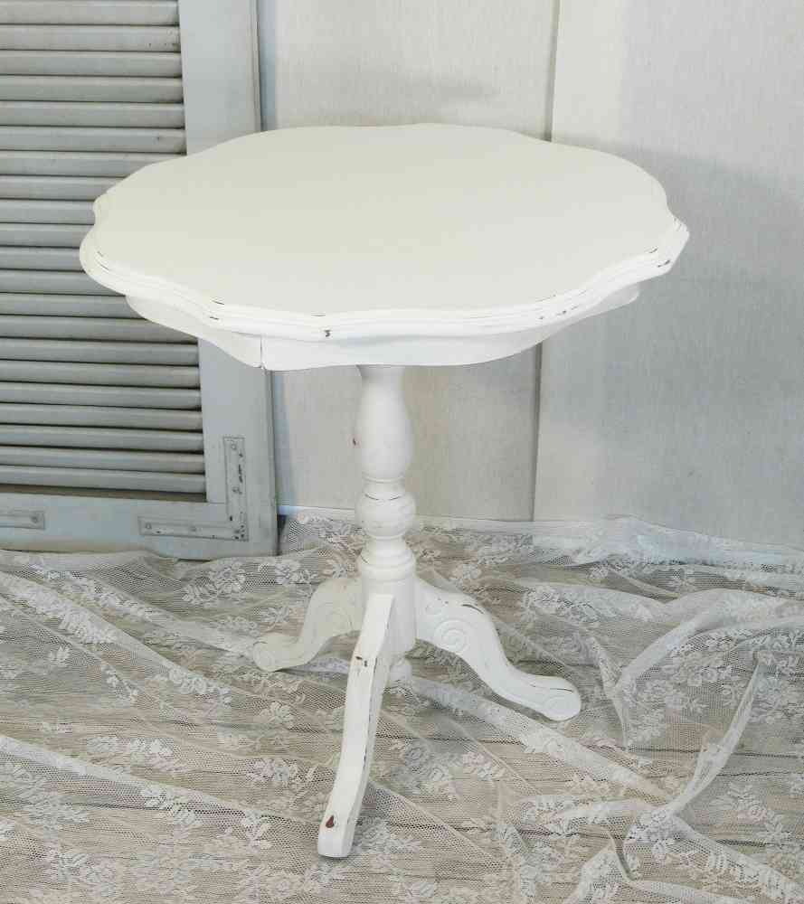 Beistelltisch shabby geschwungene Tischplatte k-IMG_8362 Beistelltisch shabby chic weiß BLUE COTTAGE