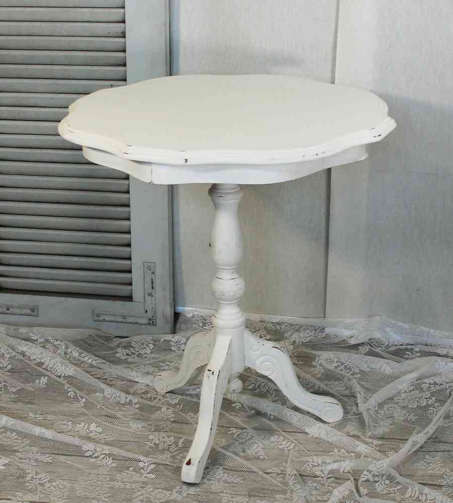 Beistelltisch shabby geschwungene Tischplatte k-IMG_8363 Beistelltisch shabby chic weiß BLUE COTTAGE