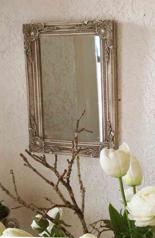 kleiner Spiegel mit 'Patina' BLUE COTTAGE k-IMG_8775