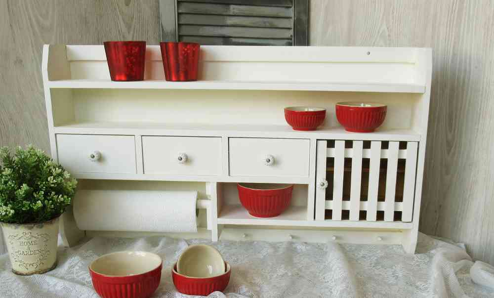 Wandregal mit Eierschrank BLUE COTTAGE k-IMG_9660 Küchenregal mit Schubladen BLUE COTTAGE