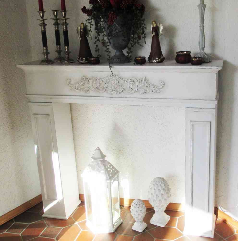 Kaminmaske shabby BLUE COTTAGE k-IMG_0102 große Kaminumrandung Kaminkonsole shabby BLUE COTTAGE