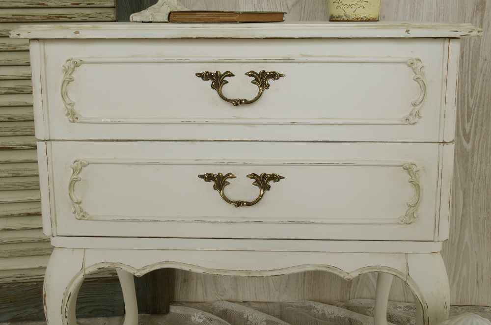 alte Kommode 2 Schubladen BLUE COTTAGE k-IMG_0067 alte kleine Kommode Nachttisch BLUE COTTAGE