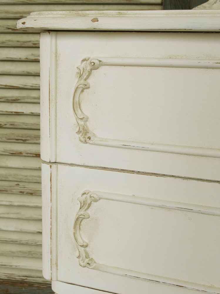 alte Kommode 2 Schubladen BLUE COTTAGE k-IMG_0068 alte kleine Kommode Nachttisch BLUE COTTAGE